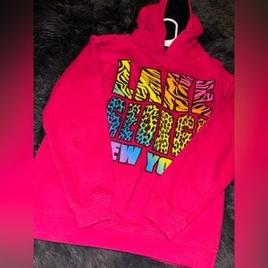 Pink Lake George sweatshirt!